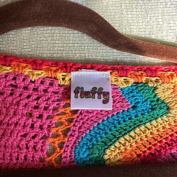 Shop Fluffy Handmade Crochet Cardigan - Picture 5 of 7